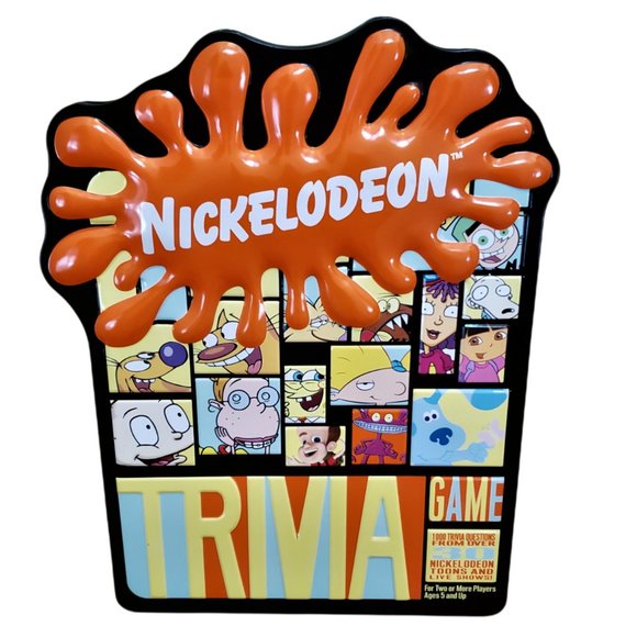 Nickelodeon Other - Nickelodeon Trivia Game - Vintage - 2002 Edition in Collector's Tin